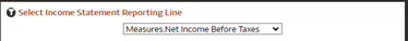 In-canvas Prompt Filter Income Statement Report Line