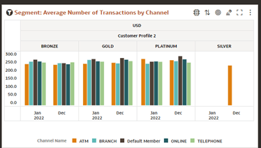Report : Average Number of Transactions by Channel for selected Segment Report : Average Number of Transactions by Channel for selected Segment