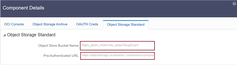 Object Storage Standards Page