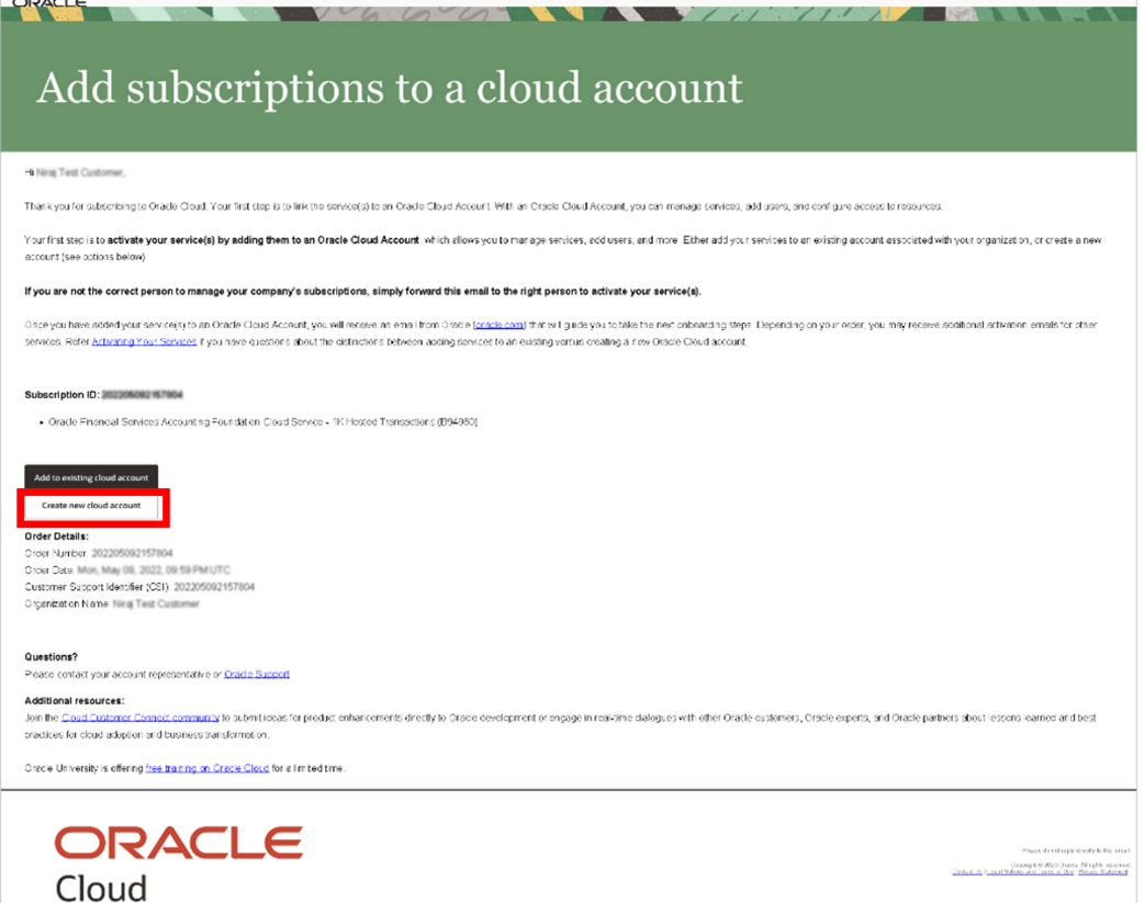 Illustration of Welcome to Oracle Cloud - Setup your Account Email Illustration of Welcome to Oracle Cloud - Setup your Account Email
