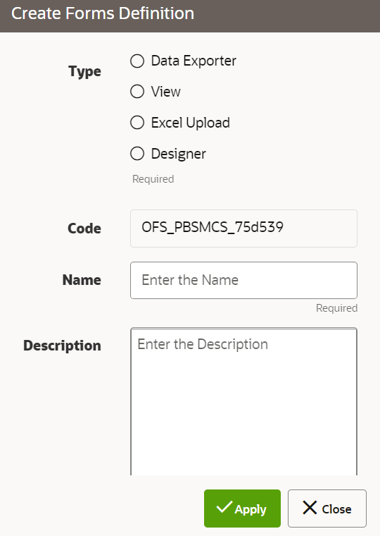 This image displays the Form Layout.