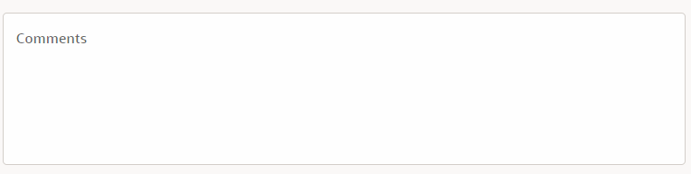 This image displays the Comments Box.