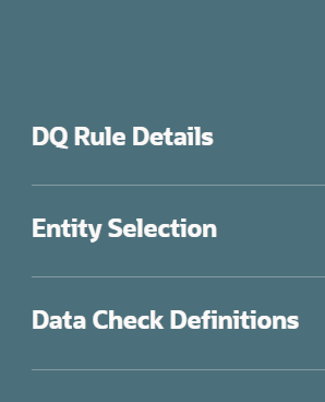 This image displays the Data Quality Rules Canvas.