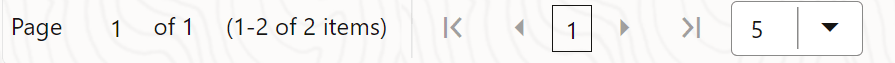 This image displays the Pagination.