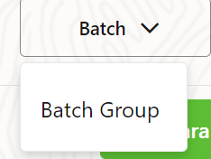 This image displays the Batch Type Selection Menu. This image displays the Batch Type Selection Menu.
