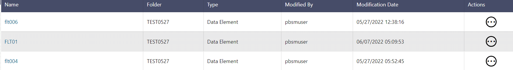 This image displays the List View. This image displays the List View.