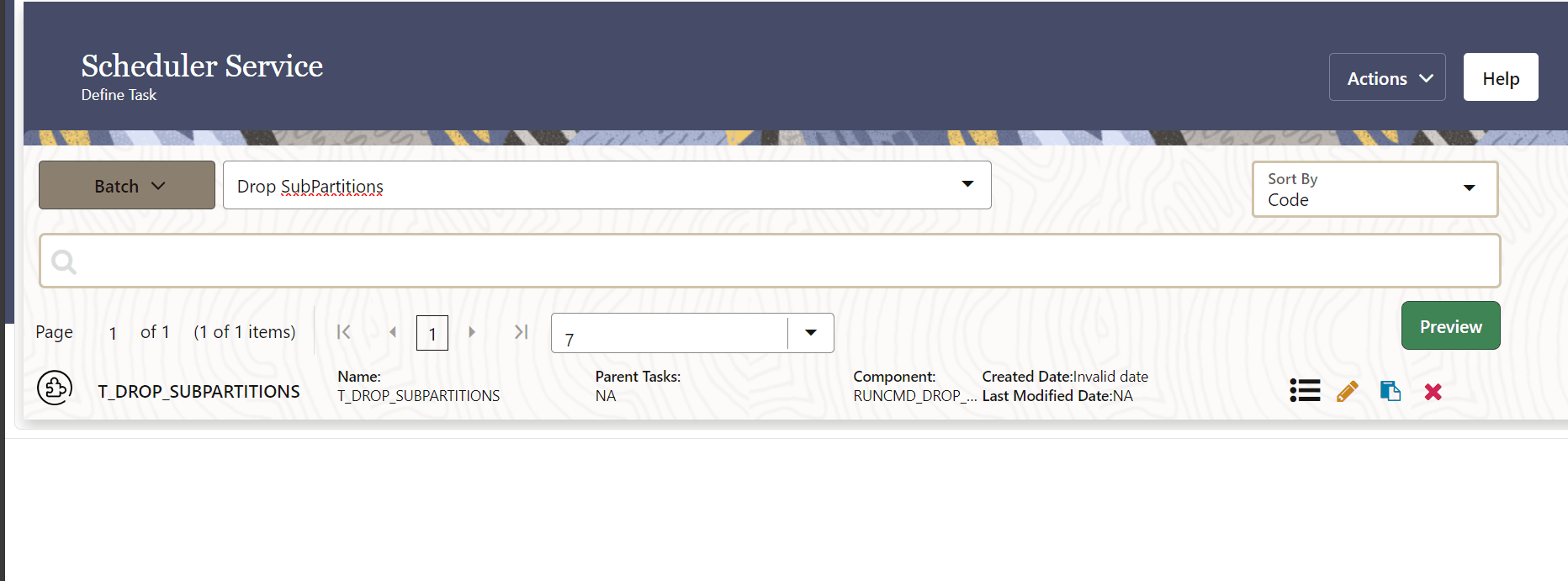 This image displays the Preview button. This image displays the Preview button.