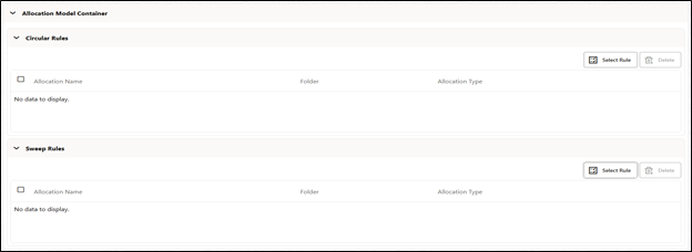 Allocation Model Container for Circular Allocation Model