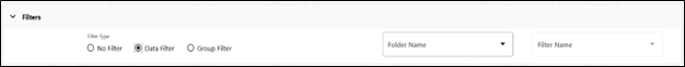 This screen allows you to constrain the data within your selected lookup table by applying a Lookup Table Filter.