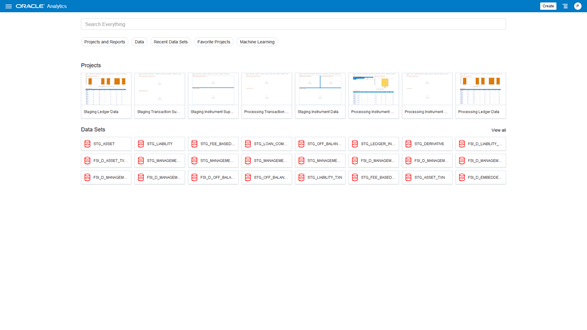 Analytics Home Page