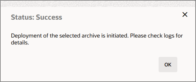 Status of Archive Status of Archive