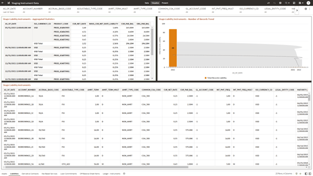 Staging Instrument Data - Liabilities Staging Instrument Data - Liabilities