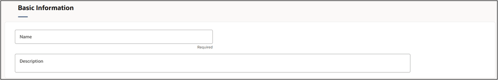 Basic Information section