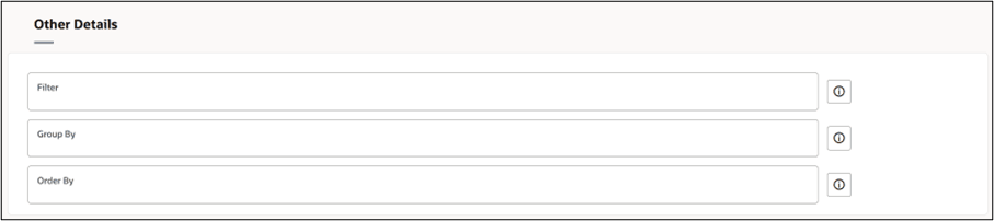 Other Details section