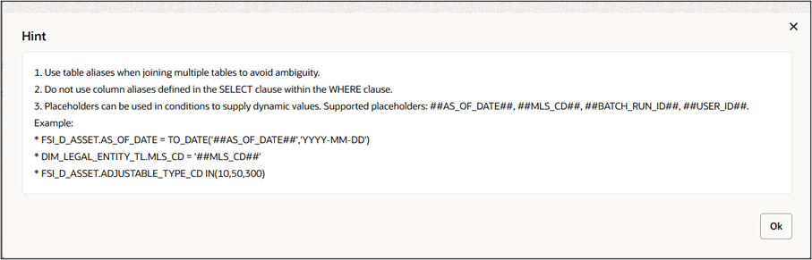 Sample of Hint Sample of Hint