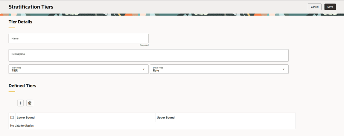 Data Stratification Tier