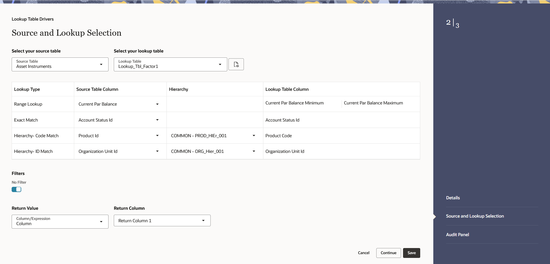 Source - Lookup Mapping Grid Source - Lookup Mapping Grid