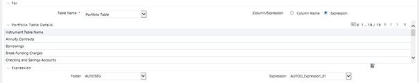 The Expression pane allows you to define an expression to act as the source for the allocation rule that you are creating. The Expression pane allows you to define an expression to act as the source for the allocation rule that you are creating.