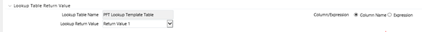 You can specify the column within your lookup table from which to return a value for each lookup. You can specify the column within your lookup table from which to return a value for each lookup.