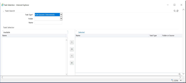 Task Selector from the Task Details pane allows you to support the maintenance of tasks. Task Selector from the Task Details pane allows you to support the maintenance of tasks.