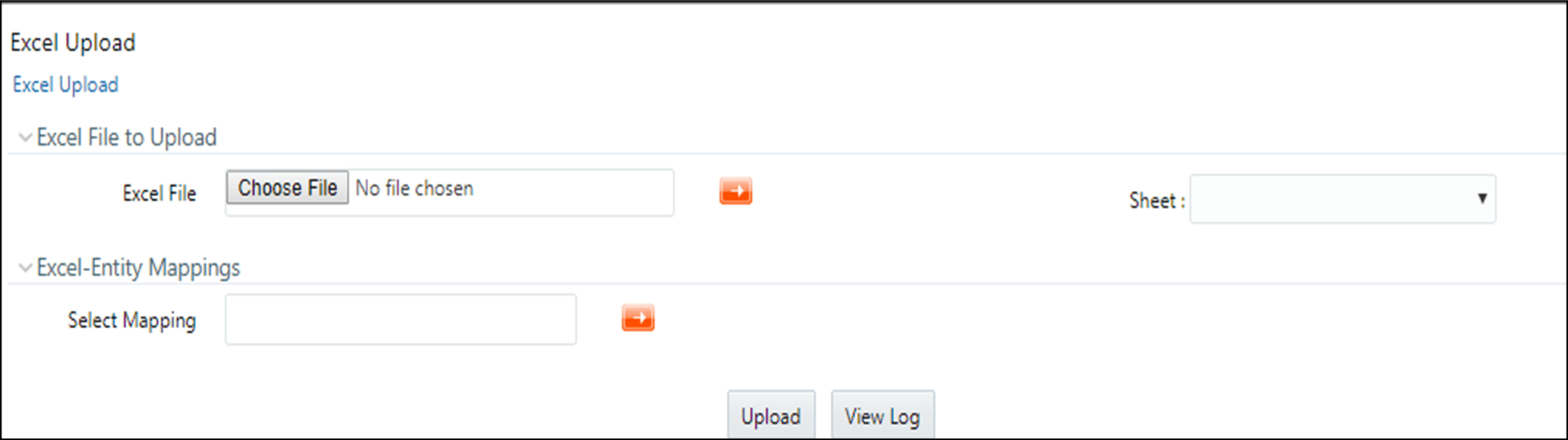 Excel Upload