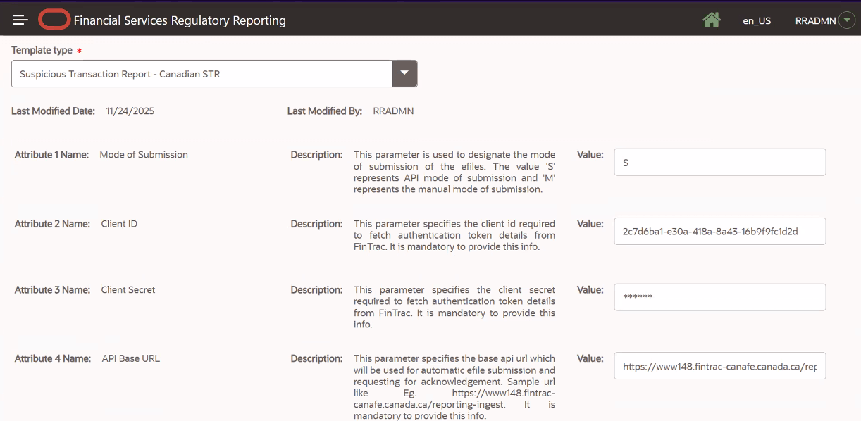Configure API Submission