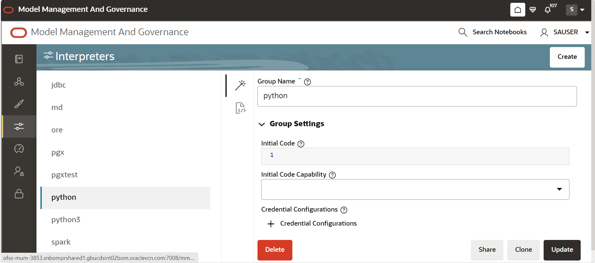This image displays the Python Interpreter.