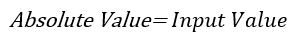 Absolute Value Absolute Value