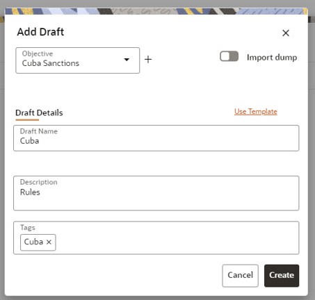 Model Details - Create New Model