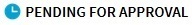 The Pending for Approval Symbol