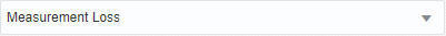 Measurement Loss option in dropdown as an example.