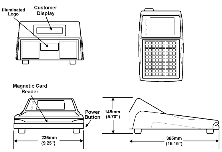 This figure shows the MICROS KW270 Low Profile.
