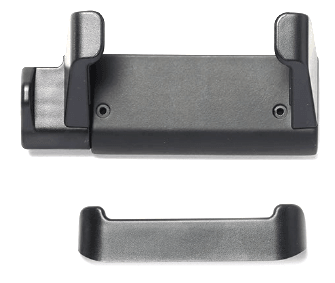 This figure shows the Payment Device Mount for the Oracle MICROS Tablet 721P.