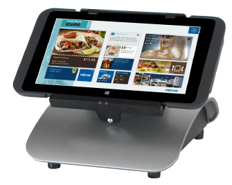 This figure shows the MICROS Tablet E-Series Base Station. This figure shows the MICROS Tablet E-Series Base Station.
