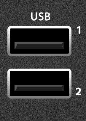 This image shows the USB ports.