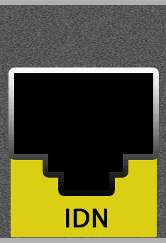 This image shows the IDN port.
