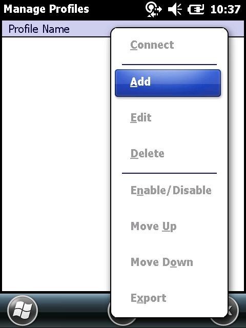 This figure shows the MC55A Add Wireless LAN Profile Entry dialog box. This figure shows the MC55A Add Wireless LAN Profile Entry dialog box.