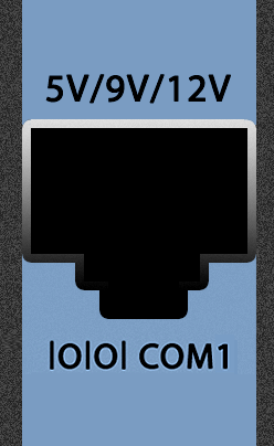 This image shows the COM port.