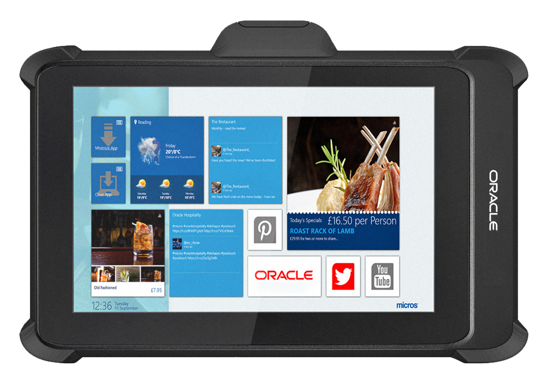This figure shows the Tablet 722P.
