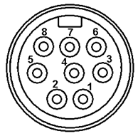 This figure shows the Series 2 Cash Drawer Pin Reference.