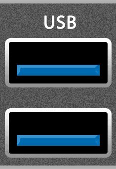 This image shows high speed USB ports.
