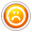 This figure shows the No Show icon, which is an orange circle with a frowning face.