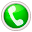This figure shows the Phone Reservation icon, which is a green circle with a phone.
