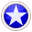 This figure shows the VIP icon, which is a blue circle with a star.