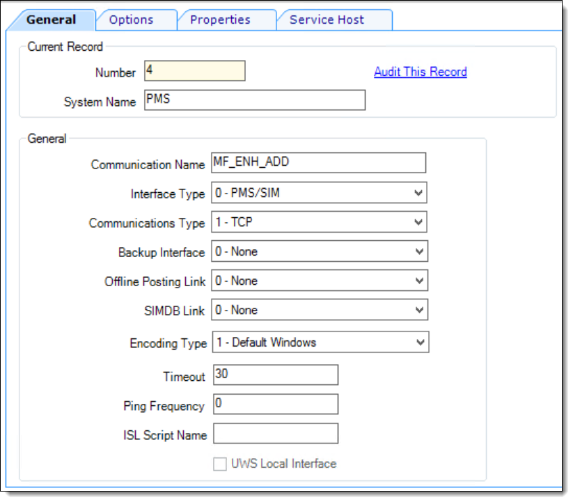 This figure shows the Interface module.