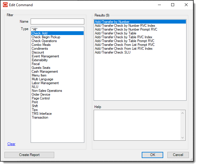 This figure shows how to assign the Add/Transfer by Number function in the Page Design module.