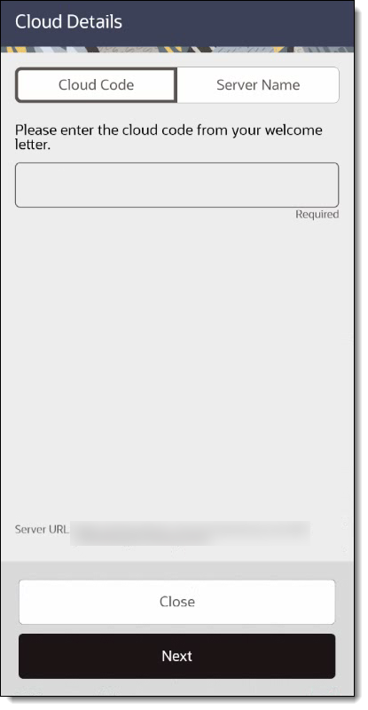 This figure shows the Cloud Details dialog.