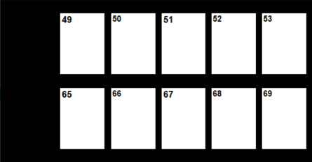This image shows the scancode values for a 10 button KDS bump bar. This image shows the scancode values for a 10 button KDS bump bar.
