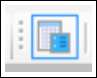 This figure shows the toggle view icon on the EMC toolbar.