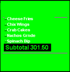 This figure shows a sample image of the SE Standard DOM 4-2 with queue number chit layout.